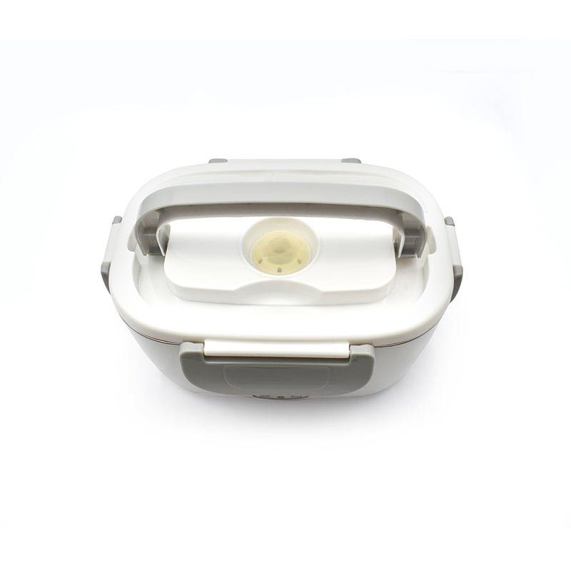 Boîte à lunch électrique blanche CE LFGB ROHS avec conteneur en acier inoxydable