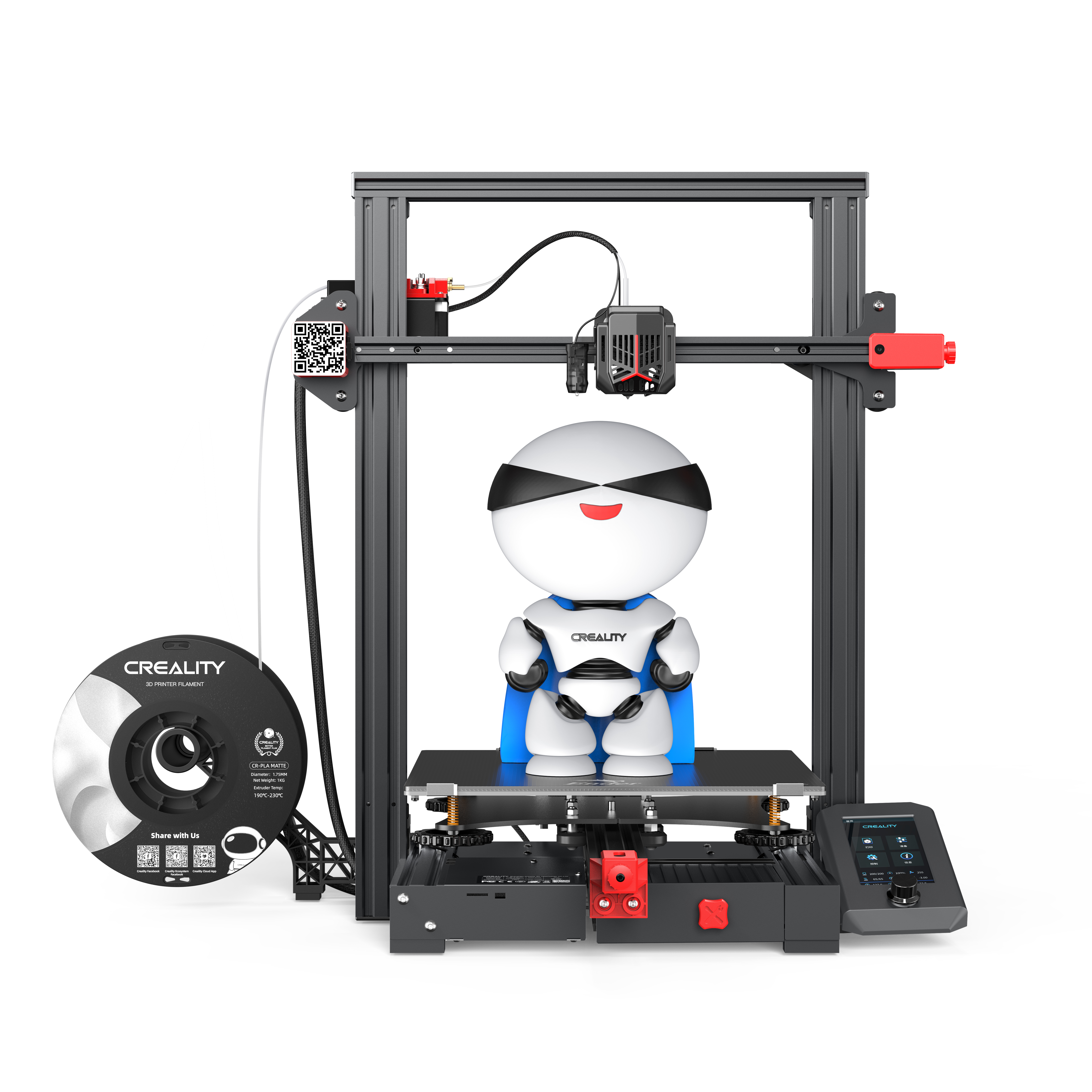 Imprimante 3D silencieuse de grande taille à double axe Z à mise à niveau automatique