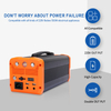 Centrale électrique portable 400W DC 12V 5A avec câble de charge AC et câble de charge solaire